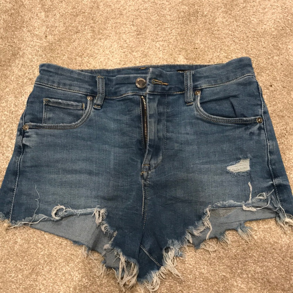 Denim shorts